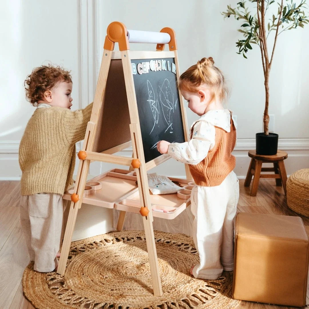 Tiny Land® Caramel Magnitales Easel for Kids